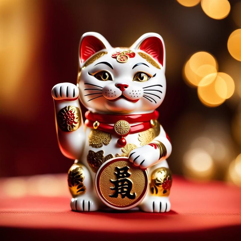 Japanese Beckoning Cat (Maneki Neko)