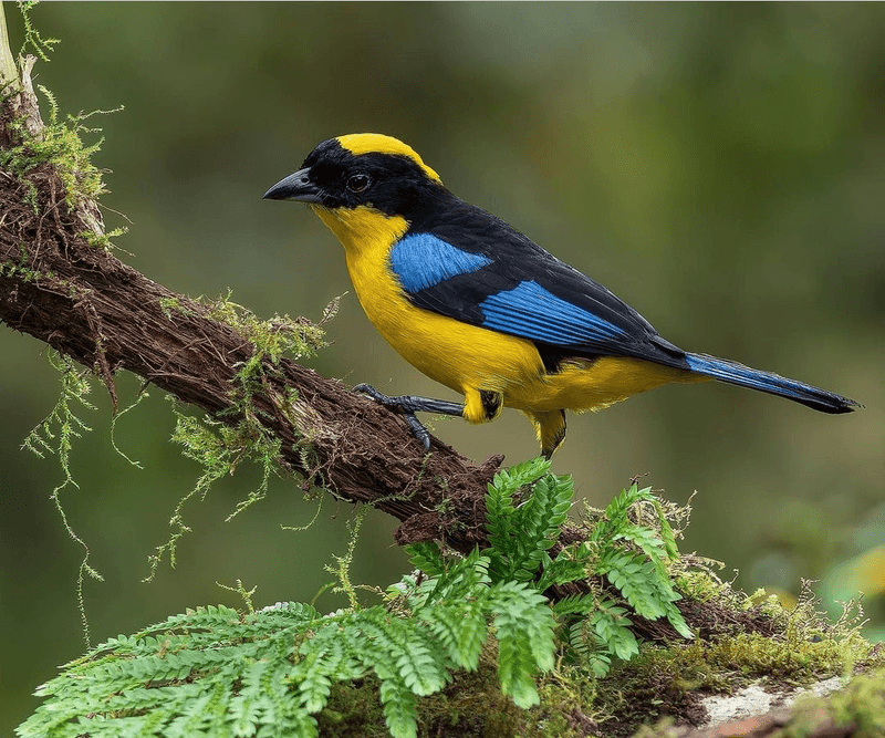 Hooded Mountain Tanager