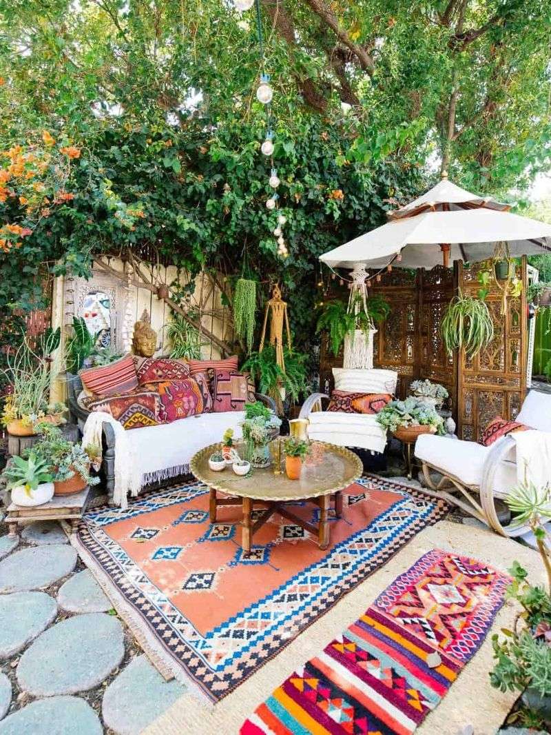 Bohemian Boho Chic Catio