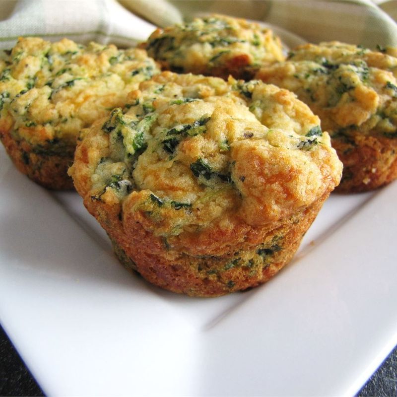 Chicken and Spinach Muffins