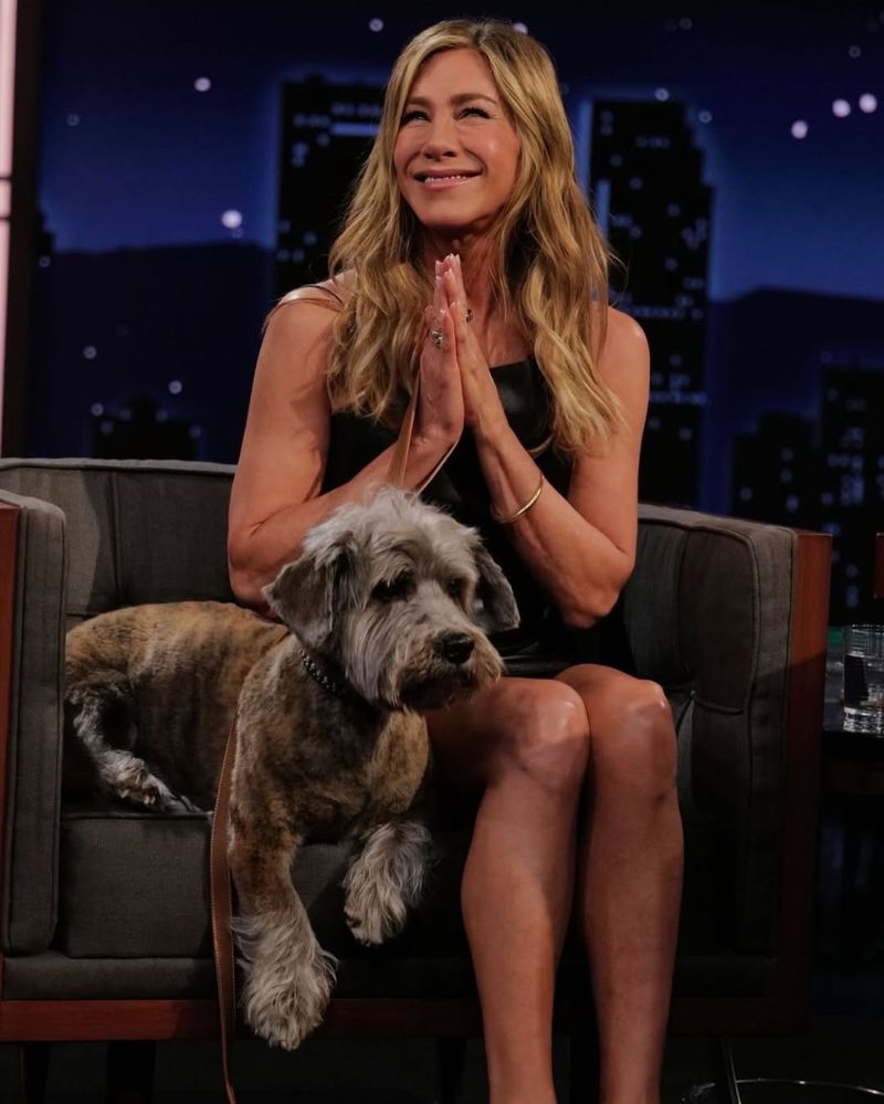 Jennifer Aniston and Clyde