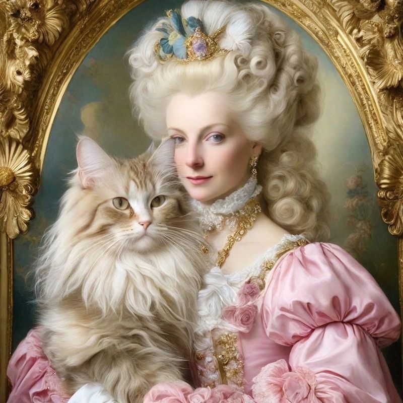 Marie Antoinette’s Angora Cat, Duchess