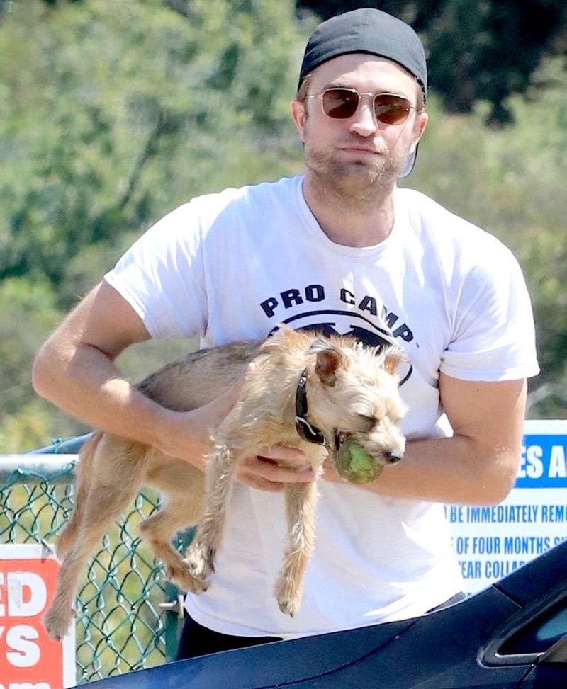 Robert Pattinson and Bear