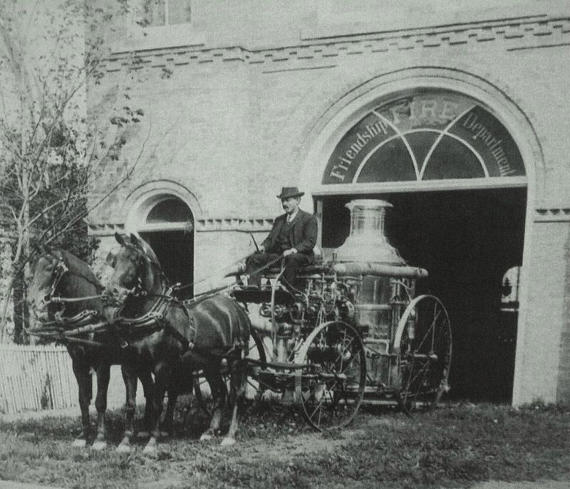 Horse-drawn Fire Engine Driver