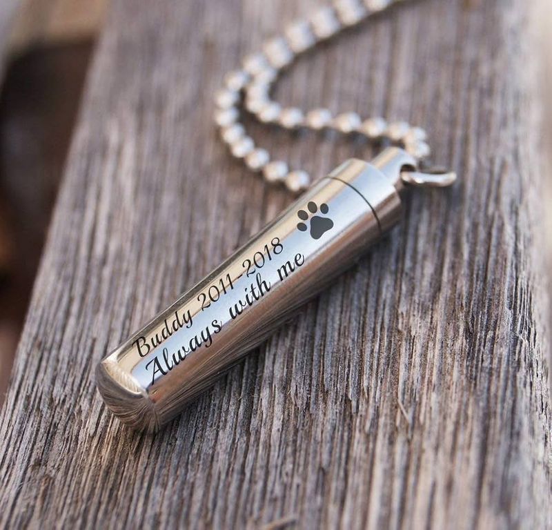 Pet Memorial Jewelry with Ashes