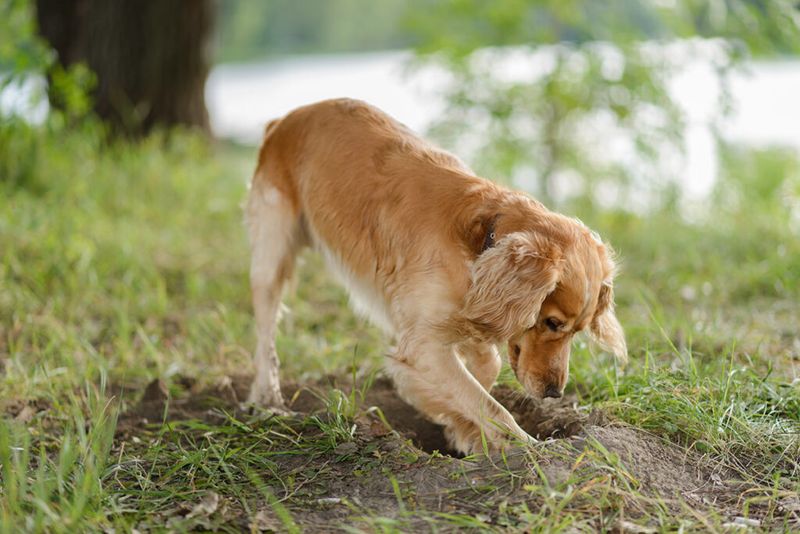 Why does my dog dig holes?