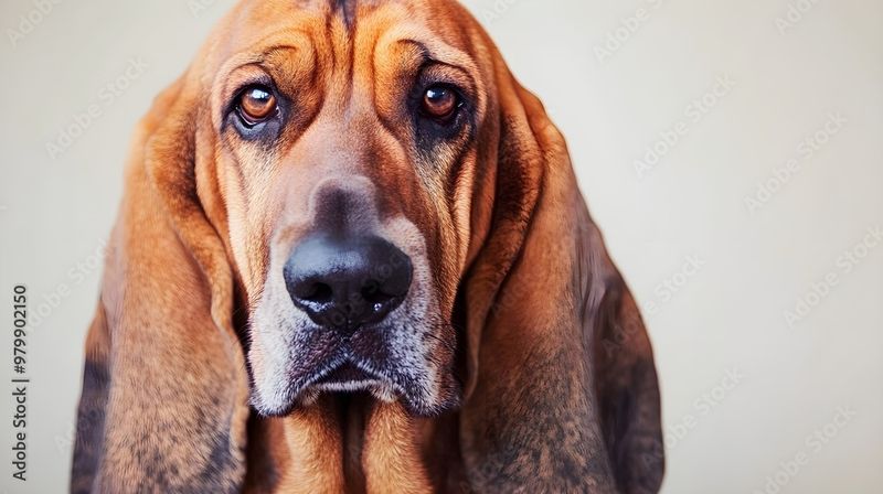 Bloodhound with Soulful Eyes