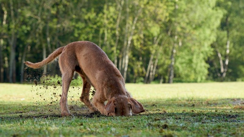Dogs Digging Holes