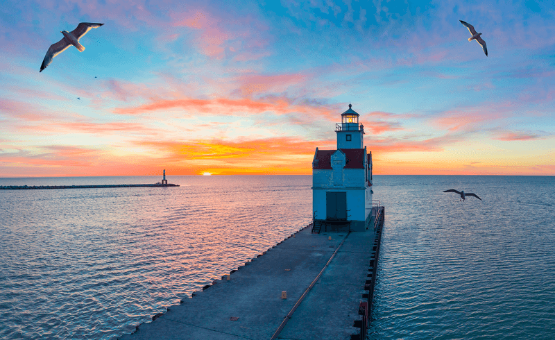 Lake Michigan, Illinois