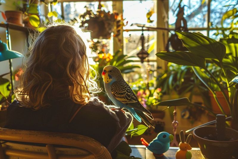 Lovable Budgerigar