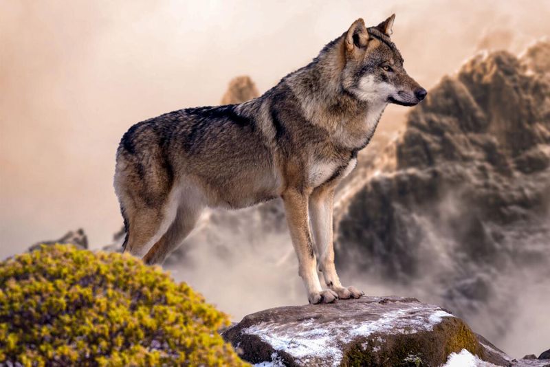 Mogollon Mountain Wolf