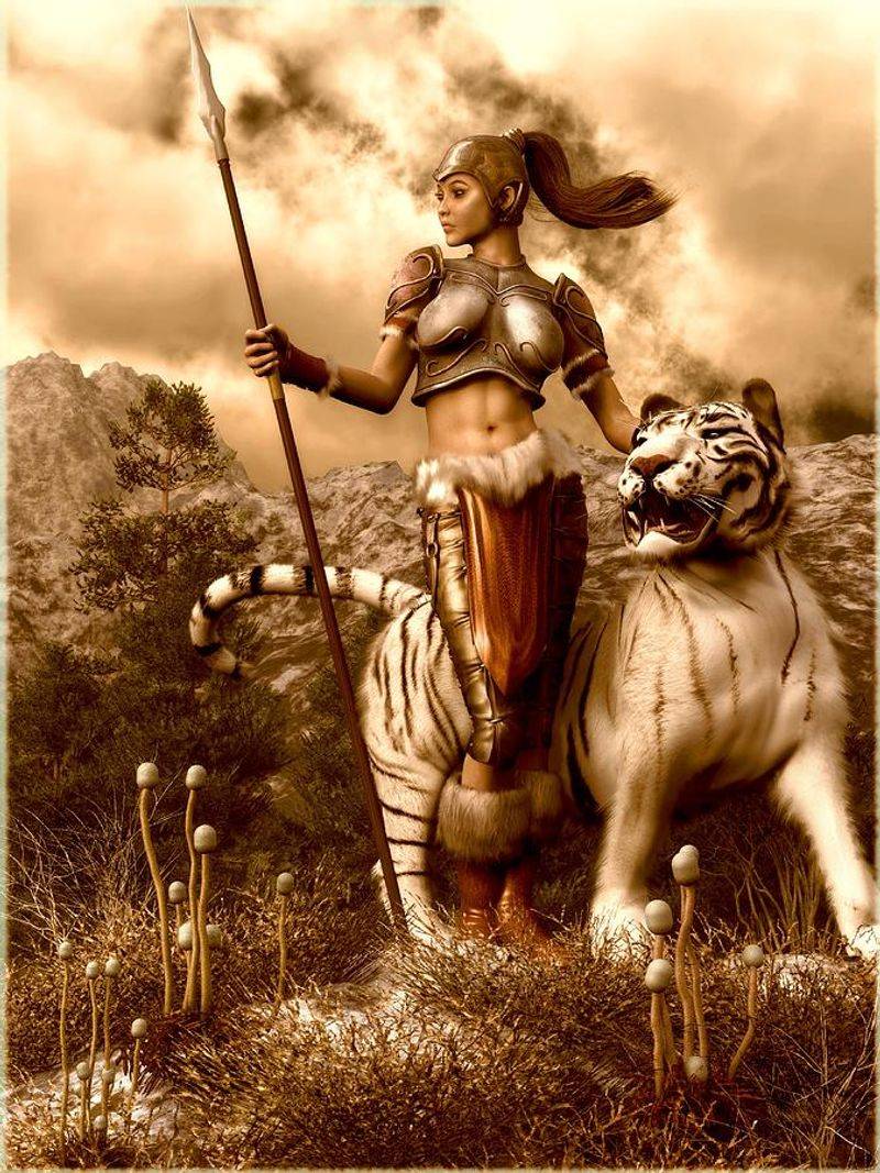 White Tigers in Art and Literature