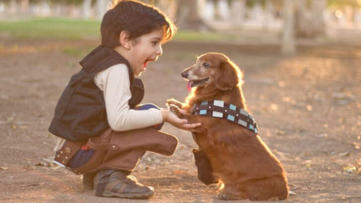 remarkable-ways-children-and-dogs-communicate-without-words