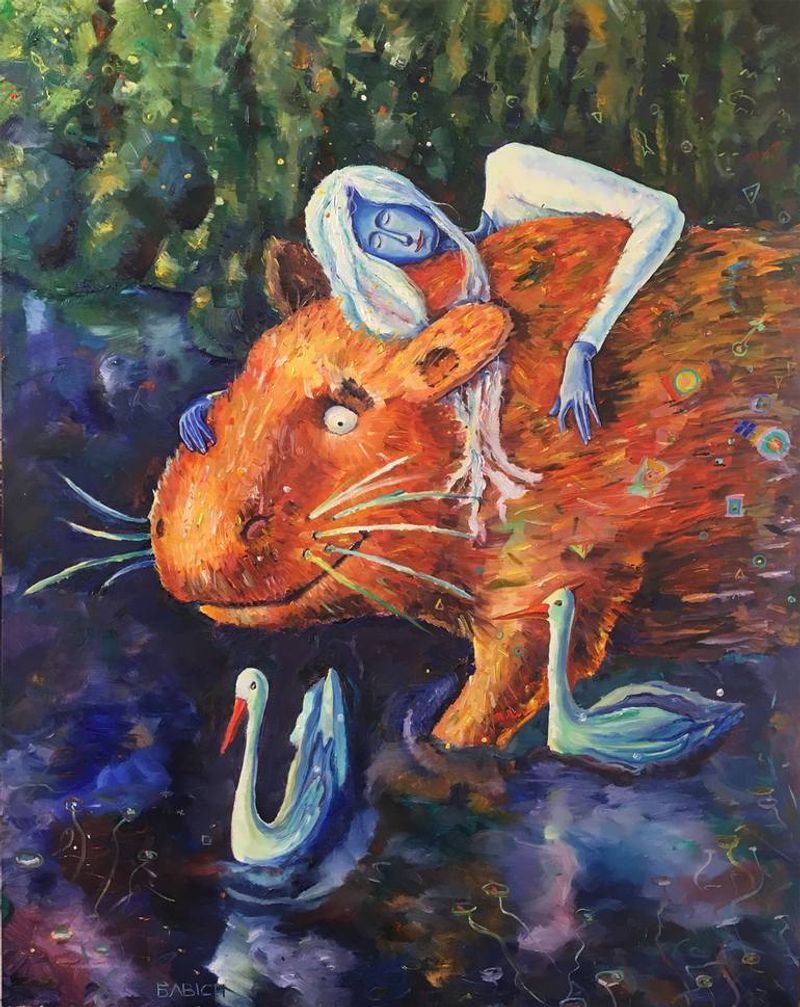 Capybaras in Art