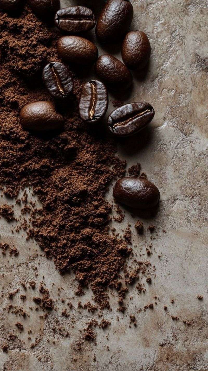 Spilled Coffee Grounds