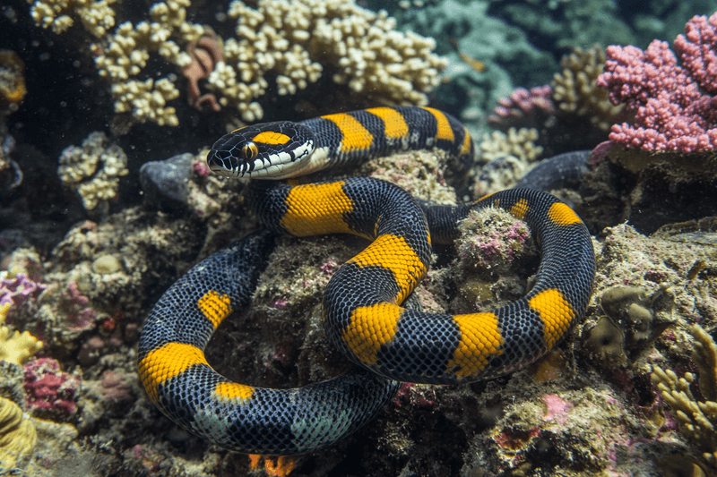 Sea Snake's Toxic Skin