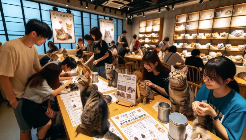 Pet Cafes and Social Hubs